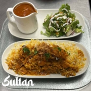 Hyderabadi Chicken Biryani at Sultan Shirenewton, Indian Dining & Bar